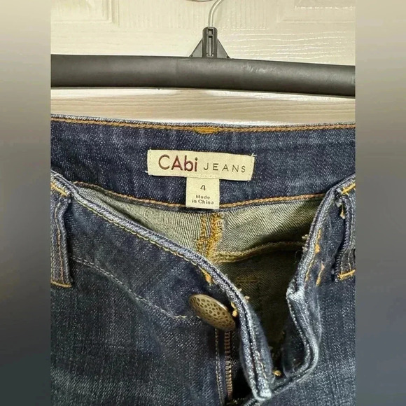 CAbi Baby Bootcut Jeans Style 967R Womens Size 4 Dark Wash Denim - Picture 4 of 12